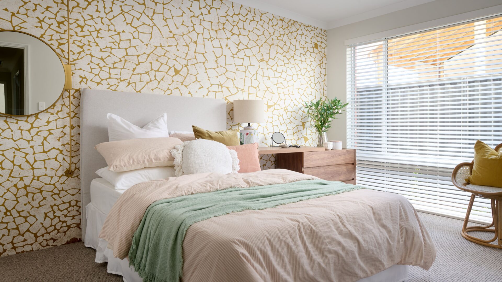 WACB blog The Eucalyptus guest bedroom with spring colours