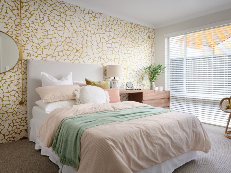 WACB blog The Eucalyptus guest bedroom with spring colours