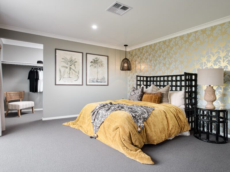 Master Bedroom with a view of the walk-in robe