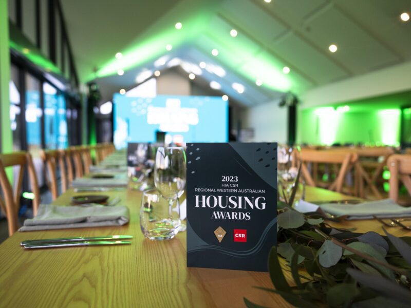 WA Country Builders Housing Industry Awards in the region