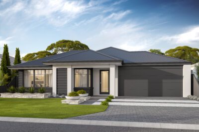 front elevation of The Airlie Beach 17m render