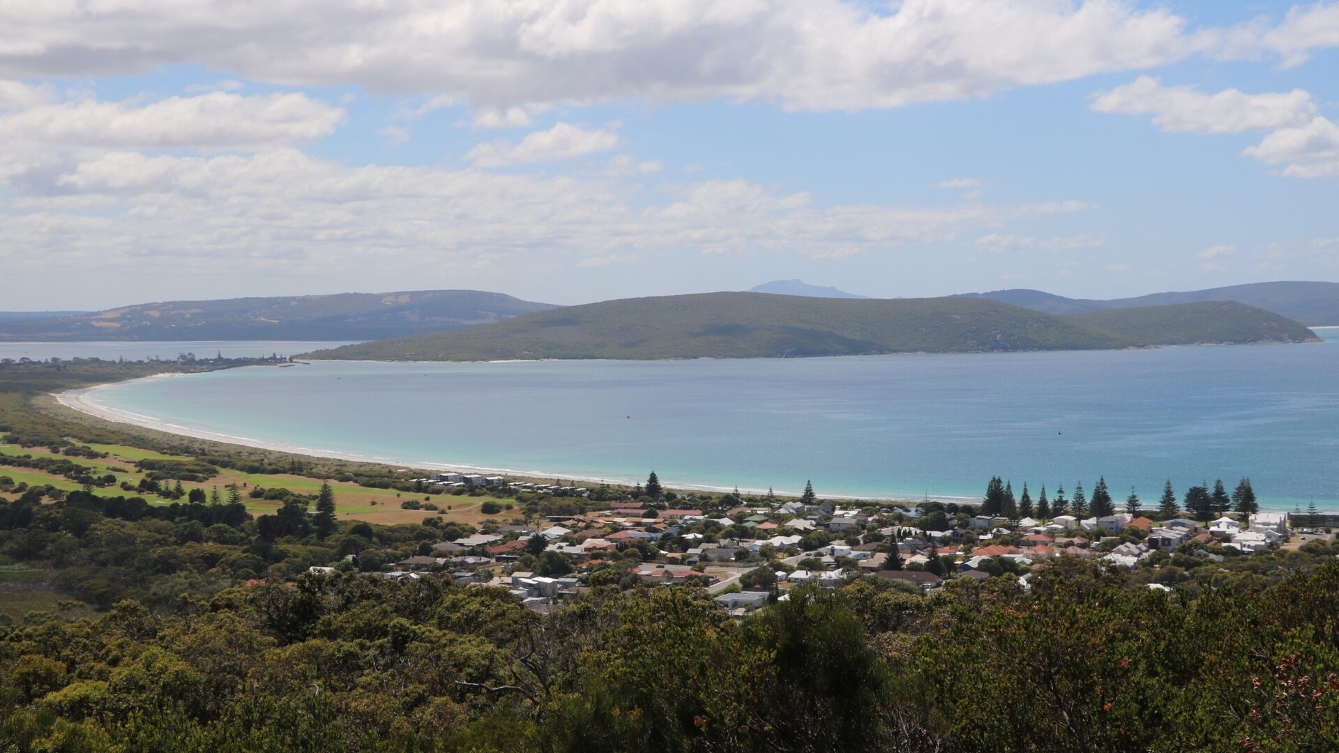 View to Albany and Middleton Beach, Western Australia