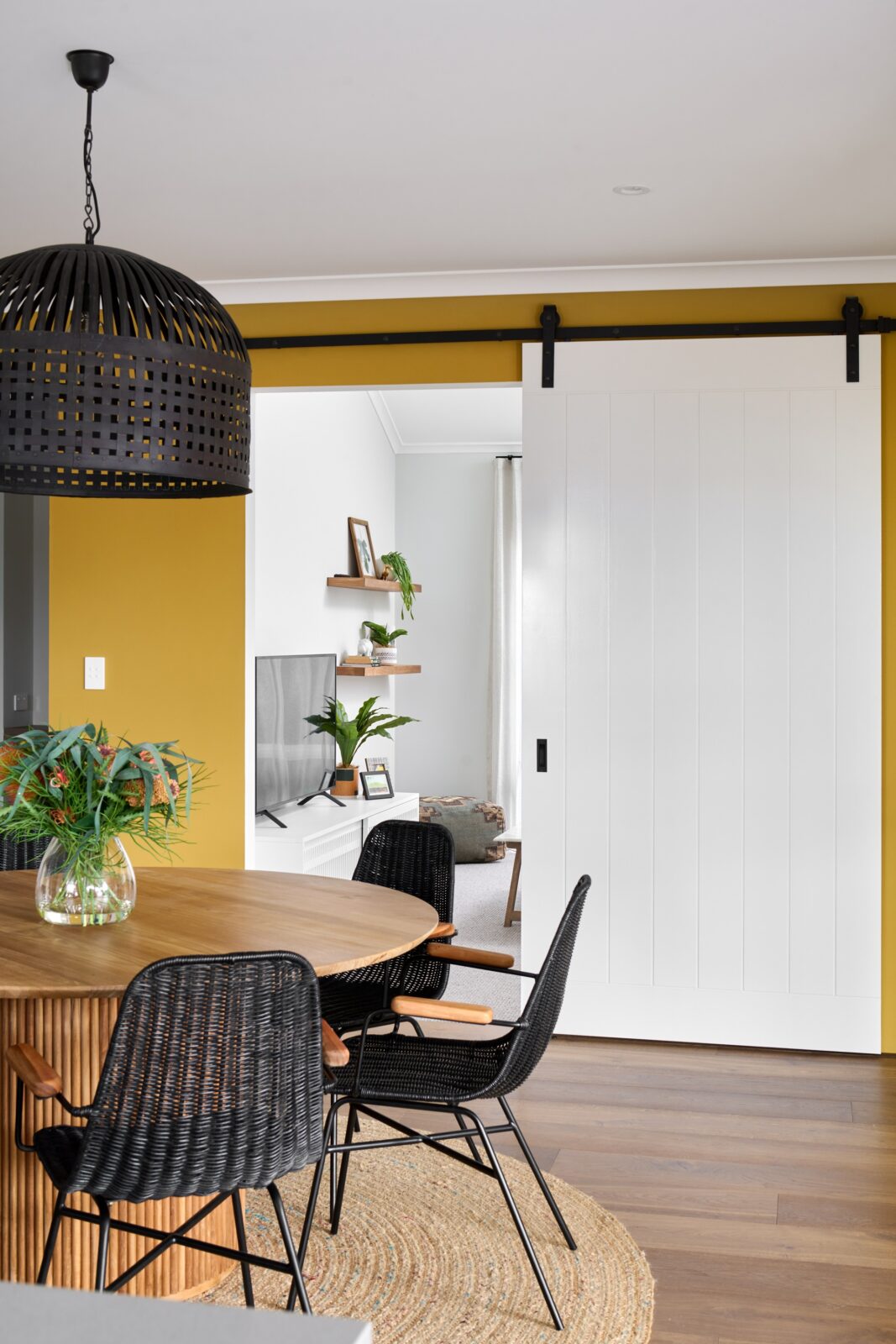 barnhouse door in The Eucalyptus display home